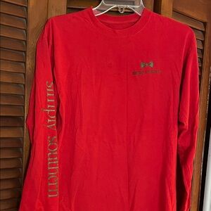 Simply Southern Vivid Red Long Sleeve Shirt